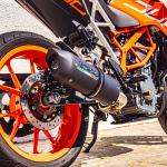 Scarico GPR compatibile con Ktm Duke 125 2021-2023 - Furore Nero