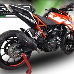 Scarico GPR compatibile con Ktm Duke 390 2017-2020 - GP Evo4 Black Titanium