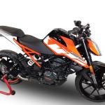 Scarico GPR compatibile con Ktm Duke 390 2017-2020 - M3 Black Titanium