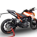 Scarico GPR compatibile con Ktm Duke 390 2017-2020 - M3 Black Titanium