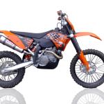 Scarico GPR compatibile con Ktm XCRW 450 2008-2008 - Gpe Ann. titanium