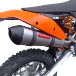 Scarico GPR compatibile con Ktm XCRW 450 2008-2008 - Gpe Ann. titanium