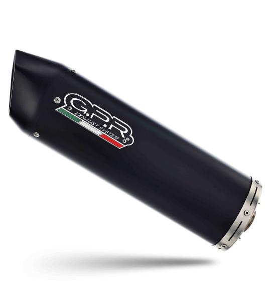 Scarico GPR compatibile con Yamaha FZ 16 Byson 160  2010-2010 -  Furore Nero -  Scarico completo omologato - fornito con db killer estraibile e collettore