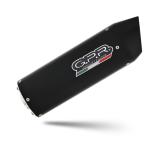 Scarico GPR compatibile con Aprilia Pegaso 650 Ga 1992-1996 -  Furore Nero -  Coppia di terminali di scarico omologati -  forniti con db killer removibili e raccordi specifici