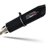 Scarico GPR compatibile con Aprilia Mana 850 Gt 2007-2016 -  Furore Nero -  Scarico semi-completo omologato - fornito con db killer estraibile - catalizzatore e collettore