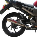 Scarico GPR compatibile con Yamaha FZ 16 Byson 160  2010-2010 -  Deeptone Inox -  Scarico completo omologato - fornito con db killer estraibile e collettore