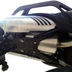 Scarico GPR compatibile con Yamaha Fz6 600-Fazer S1-S2 2004-2013 - Alluminio Ghost