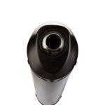 Scarico GPR compatibile con Kawasaki Er 6 N - F 2005-2011 - Ghisa 