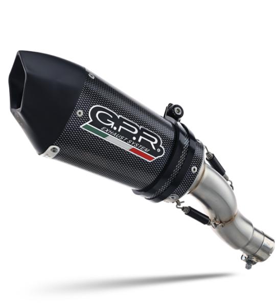 Scarico GPR compatibile con Zontes 350 T2 ADV 2022-2024 - GP Evo4 Poppy