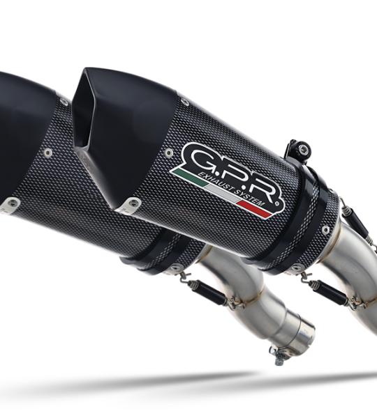 Scarico GPR compatibile con Kawasaki Z 1000 2010-2013 - Gpe Ann. Poppy