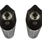 Scarico GPR compatibile con Yamaha Bt Bulldog 1100 2002-2007 - Gpe Ann. Poppy