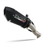 Scarico GPR compatibile con Kawasaki Er 6 N - F 2012-2016 - Gpe Ann. Black titanium