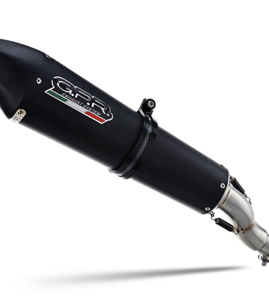 Scarico GPR compatibile con Ktm LC 8 Super Adventure 1290 R 2021-2024 - Gpe Ann. Black titanium