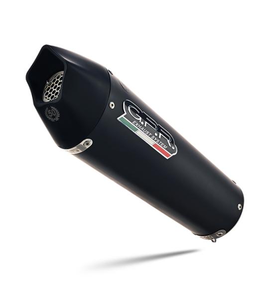 Scarico GPR compatibile con Aprilia RS 457 2024-2025 -  GP Evo4 Black Titanium -  Scarico completo omologato - fornito con db killer estraibile - catalizzatore e collettore