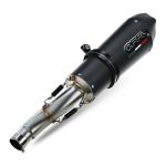 Scarico GPR compatibile con Ktm Enduro 690 R 2021-2024 -  GP Evo4 Black Titanium -  Terminale di scarico omologato -  fornito con db killer estraibile -  catalizzatore e raccordo specifico