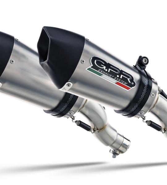 Scarico GPR compatibile con Kawasaki Z 1000 Sx 2011-2016 - Gpe Ann. titanium