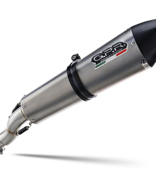 Scarico GPR compatibile con Moto Morini Gran passo 1200 2008-2011 - Gpe Ann. titanium