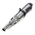 Scarico GPR compatibile con Aprilia Rsv 1000 R Factory 2006-2010 -  Gpe Ann. titanium -  Coppia di terminali di scarico omologati -  forniti con db killer removibili e raccordi specifici
