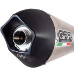 Scarico GPR compatibile con Aprilia Tuono 1100 V4 Rr 2021-2024 -  Gpe Ann. titanium -  Terminale di scarico racing -  con raccordo -  senza omologazione