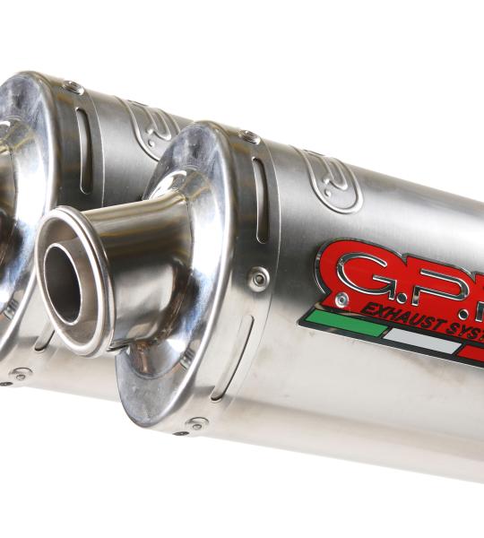 Scarico GPR compatibile con Moto Morini Corsaro 1200 2005-2011 - Titanium Oval 