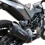 Scarico GPR compatibile con Husqvarna Svartpilen 401 2021-2023 - Furore Evo4 Nero