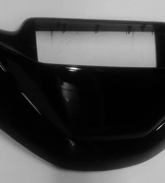 Coprimanubrio nero metallizzato originale per Booster