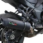 Scarico GPR compatibile con Kawasaki Ninja 1000 Sx 2021-2024 - Furore Evo4 Nero