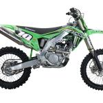 Scarico GPR compatibile con Kawasaki KX 250 F 2017-2020 - Pentacross FULL Titanium