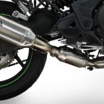 Scarico GPR compatibile con Kawasaki Versys 650 2023-2025 -  Furore-X Acciaio Inox -  Scarico completo omologato per il rumore - fornito con db killer - catalizzatore conforme alla revisione e collettore