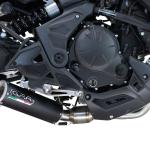 Scarico GPR compatibile con Kawasaki Z 650 2023-2025 -  M3 Black Titanium -  Scarico completo racing -  fornito con db killer estraibile e collettore -  non conforme per uso stradale