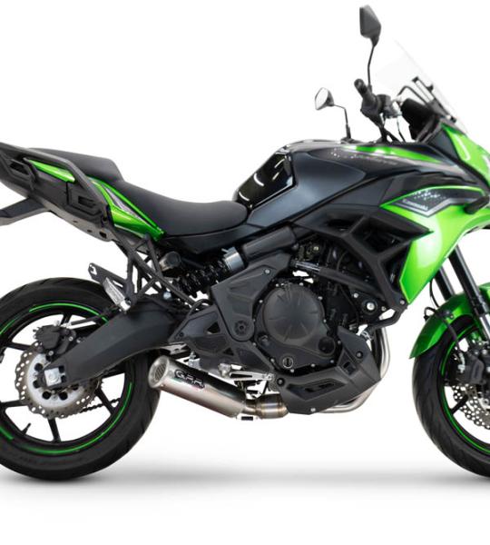 Scarico GPR compatibile con Kawasaki Versys 650 2023-2025 -  M3 Inox  -  Scarico completo racing - fornito con collettore specifico -  non legale per uso stradale