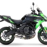 Scarico GPR compatibile con Kawasaki Versys 650 2017-2020 - Deeptone Inox