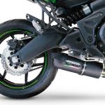 Scarico GPR compatibile con Kawasaki Versys 650 2015-2016 - Furore Nero