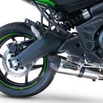 Scarico GPR compatibile con Kawasaki Versys 650 2015-2016 - Gpe Ann. titanium