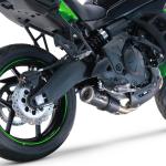 Scarico GPR compatibile con Kawasaki Versys 650 2021-2022 - M3 Black Titanium