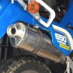 Scarico GPR compatibile con Kawasaki Klr 600 1985-2004 - Trioval