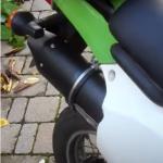 Scarico GPR compatibile con Kawasaki Klr 600 1985-2004 - Furore Nero
