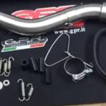 Scarico GPR compatibile con Kawasaki Klr 600 1985-2004 - Furore Nero
