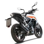 Scarico GPR compatibile con Ktm Duke 125 2021-2023 - Furore Evo4 Nero