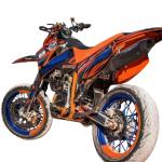 Scarico GPR compatibile con Ktm EGS Adventure - LC4 1999-2003 - Furore Nero