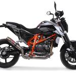 Scarico GPR compatibile con Ktm Duke 690 2017-2020 - Deeptone Inox