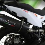 Scarico GPR compatibile con Ktm Adventure 790 2021-2024 - Furore Nero
