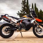 Scarico GPR compatibile con Ktm Adventure 890 2021-2024 -  Furore Nero -  Terminale di scarico racing -  con raccordo -  senza omologazione