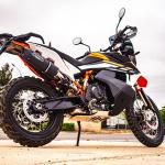 Scarico GPR compatibile con Ktm Adventure 890 2021-2024 -  Furore Nero -  Terminale di scarico racing -  con raccordo -  senza omologazione