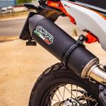 Scarico GPR compatibile con Ktm Duke 890 2021-2024 - GP Evo4 Black Titanium