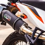 Scarico GPR compatibile con Ktm Duke 890 2021-2024 -  Furore Nero -  Terminale di scarico racing -  con raccordo -  senza omologazione
