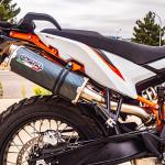 Scarico GPR compatibile con Ktm Duke 890 2021-2024 -  Dual Poppy -  Scarico omologato -  silenziatore con db killer estraibile e raccordo specifico