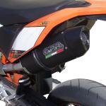 Scarico GPR compatibile con Ktm Smc 690 R 2007-2016 - Furore Nero