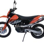 Scarico GPR compatibile con Ktm Smc 690 R 2007-2016 - Gpe Ann. titanium