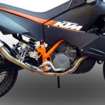Scarico GPR compatibile con Ktm Supermoto Smr 990 2008-2012 - Gpe Ann. titanium